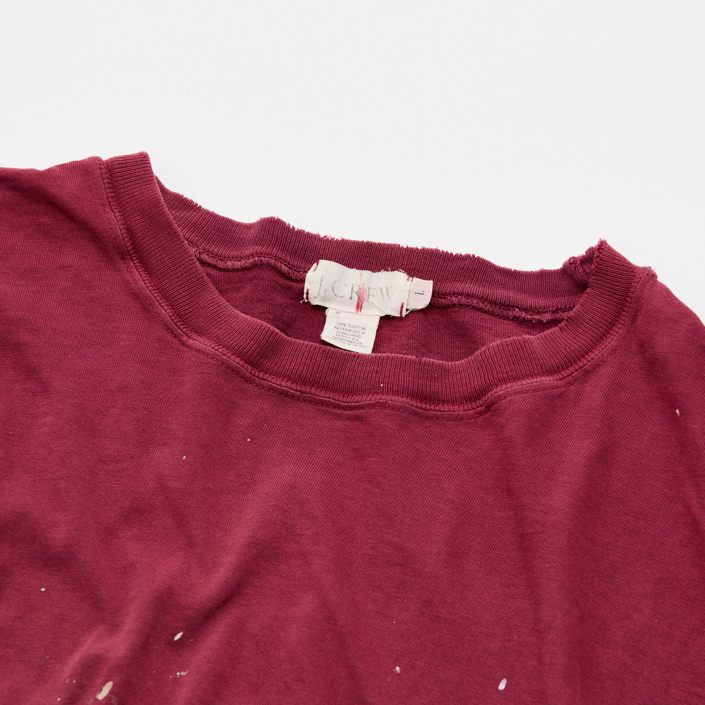 J.Crew paint-splattered t-shirt